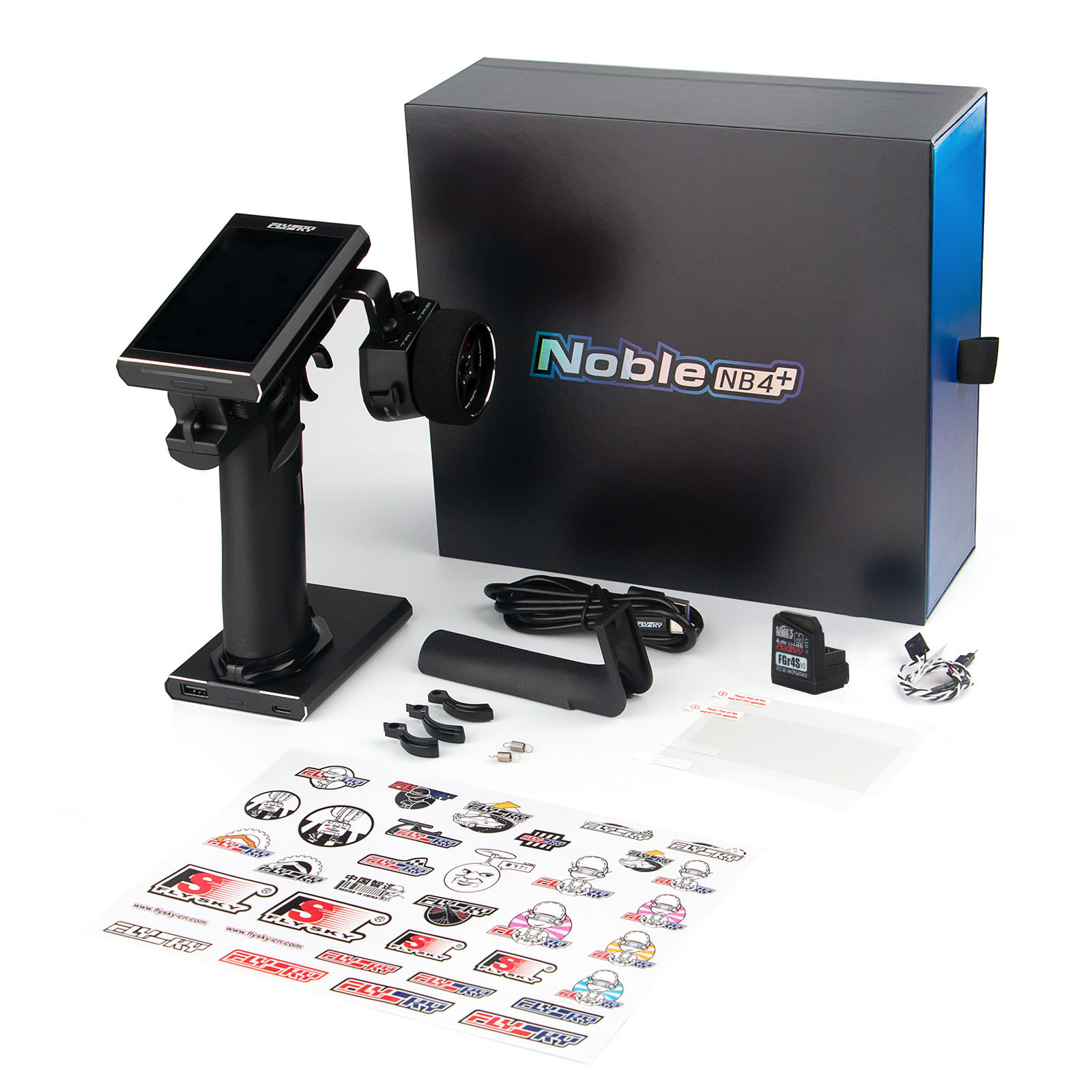 Flysky Transmitter - Flysky Noble NB4+ 2,4G 8-канальный радиопередатчик,