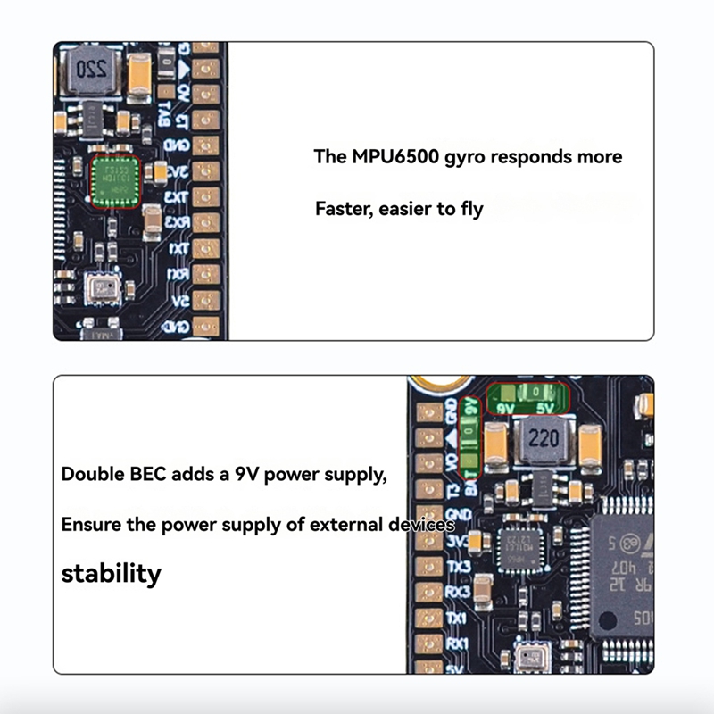 Flight Controller - 80A+F405/F722 STACK для 13-дюймового FPV Drone