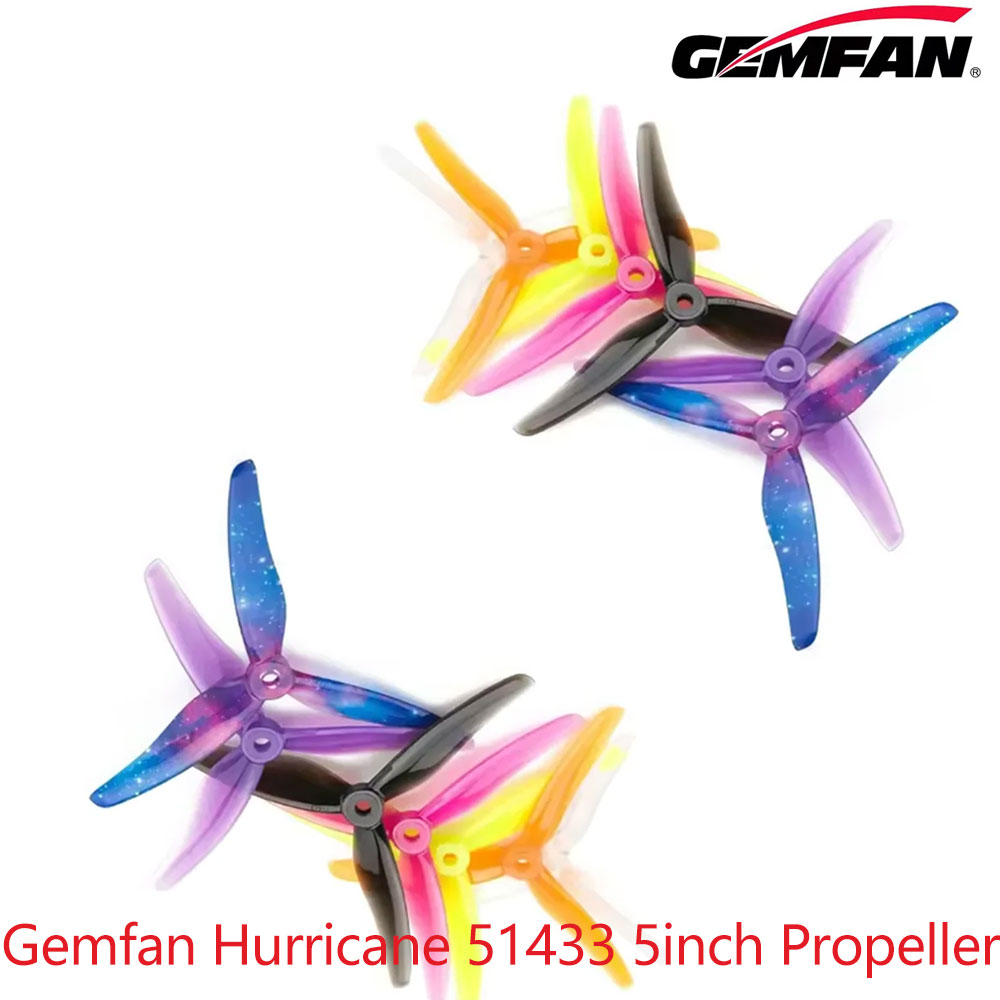 5 Inch Propeller - 12 пар пропеллеров Gemfan Hurricane 51433
