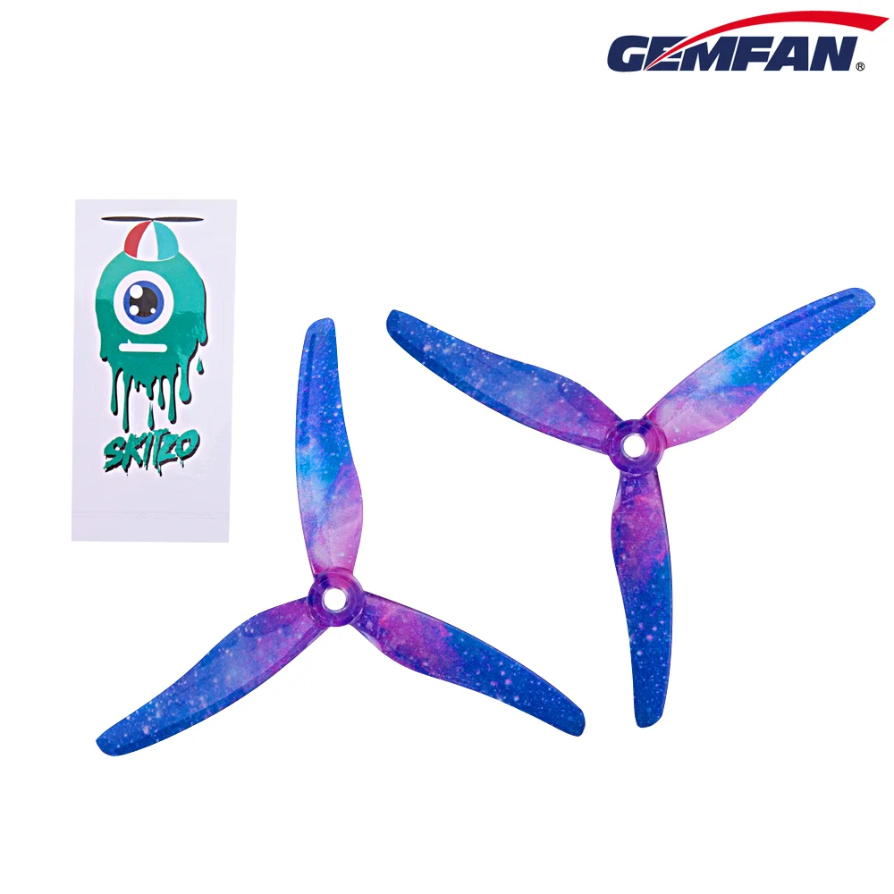 12 пар пропеллеров Gemfan Hurr – обзор и цена 5 Inch Propeller