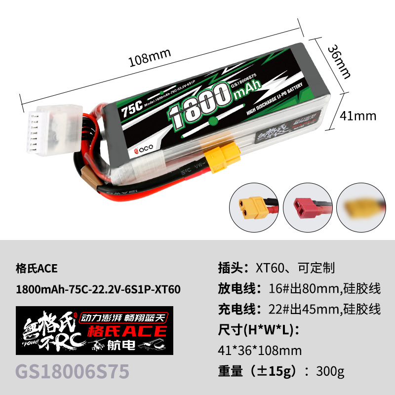 2 шт. аккумуляторов Gens ACE 2 – обзор и цена Lipo Battery 6S