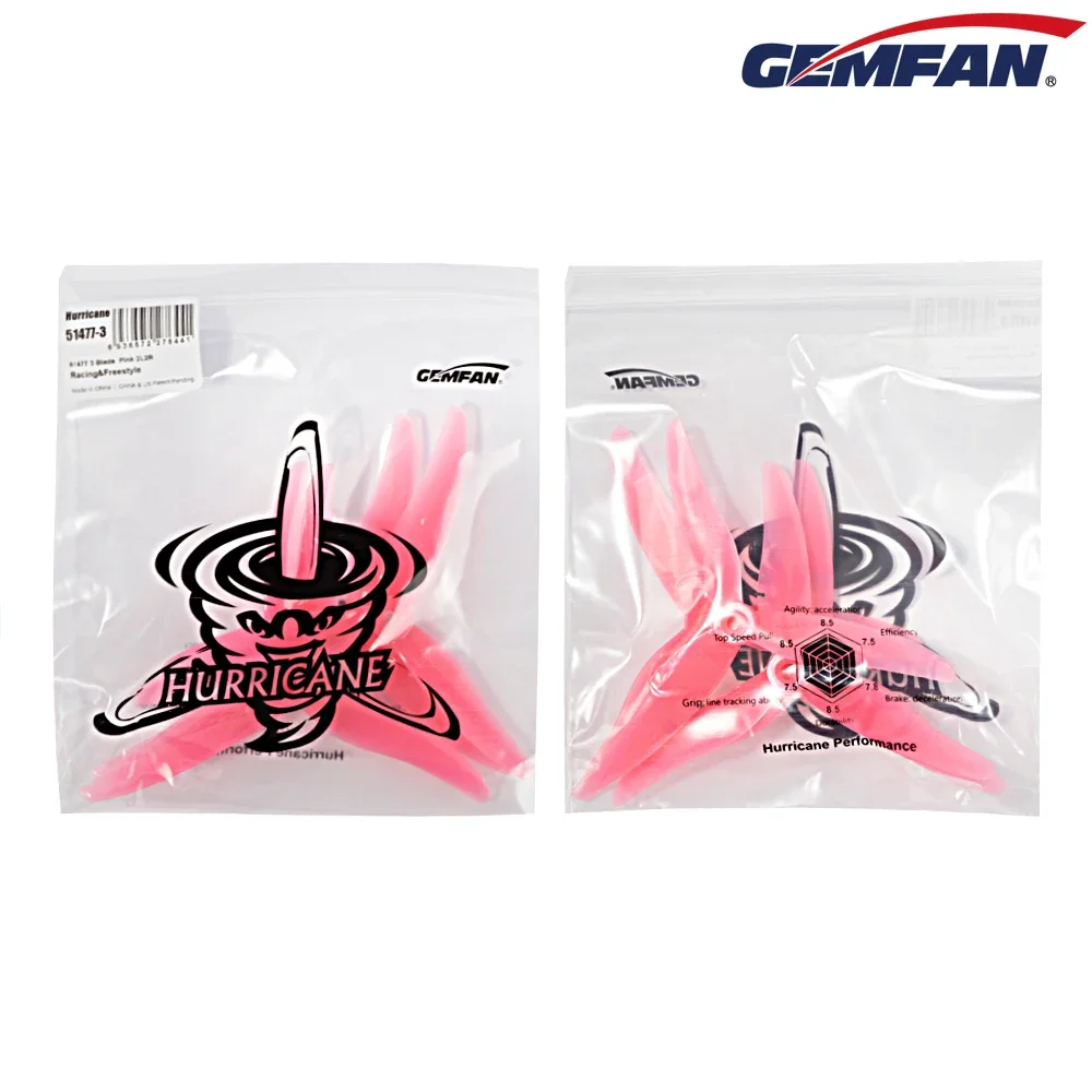 10 пар (10CW + 10CCW) Gemfan J – обзор и цена 5 Inch Propeller