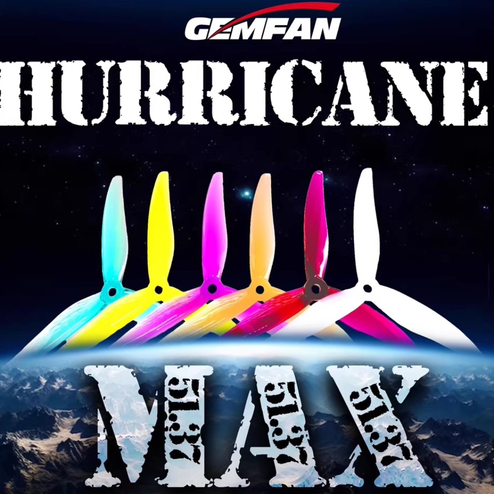 2 пары пропеллеров Gemfan Hurr – обзор и цена 5 Inch Propeller