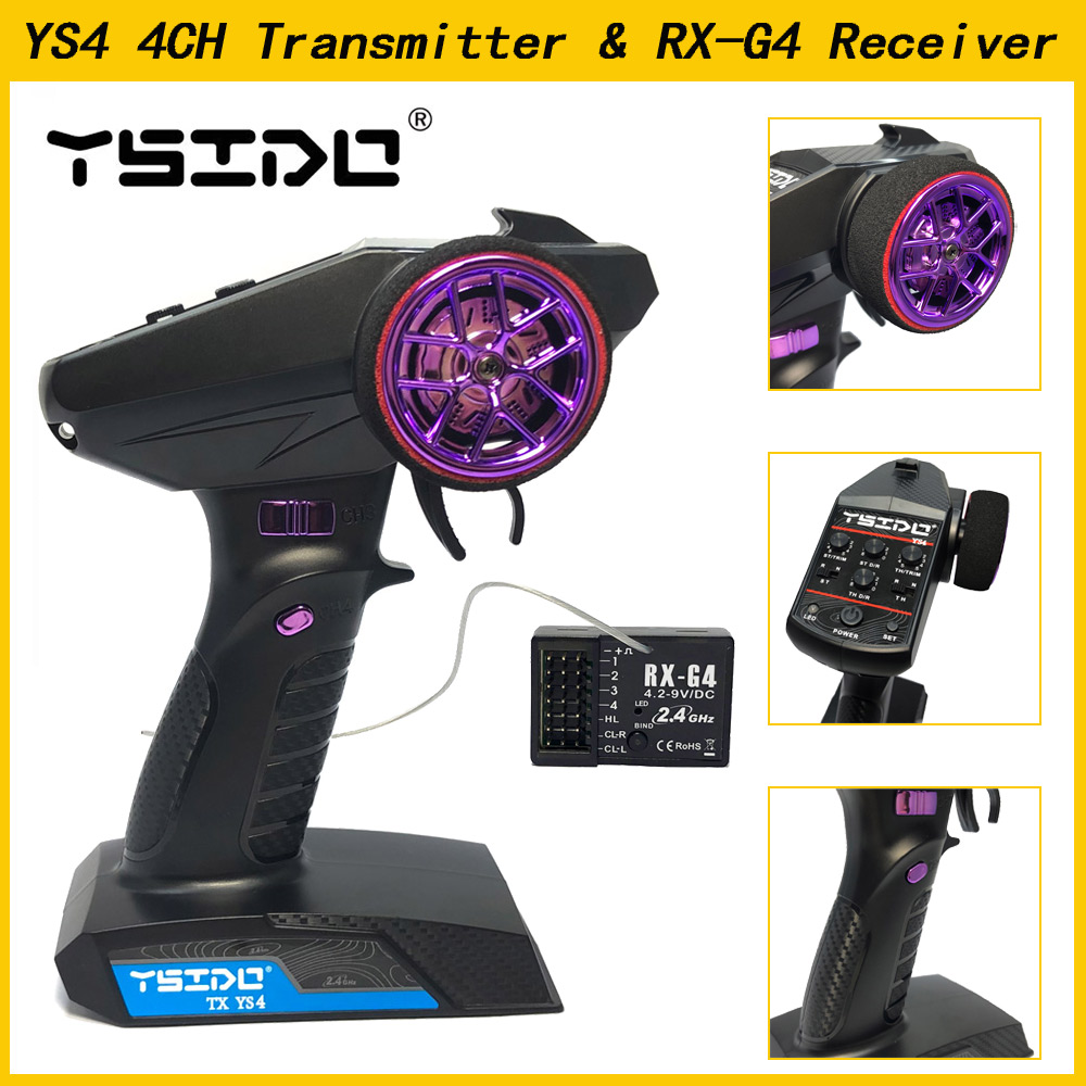 YSIDO YS4 2,4 ГГц 4-канальный  – обзор и цена Radio Transmitter 2.4Ghz
