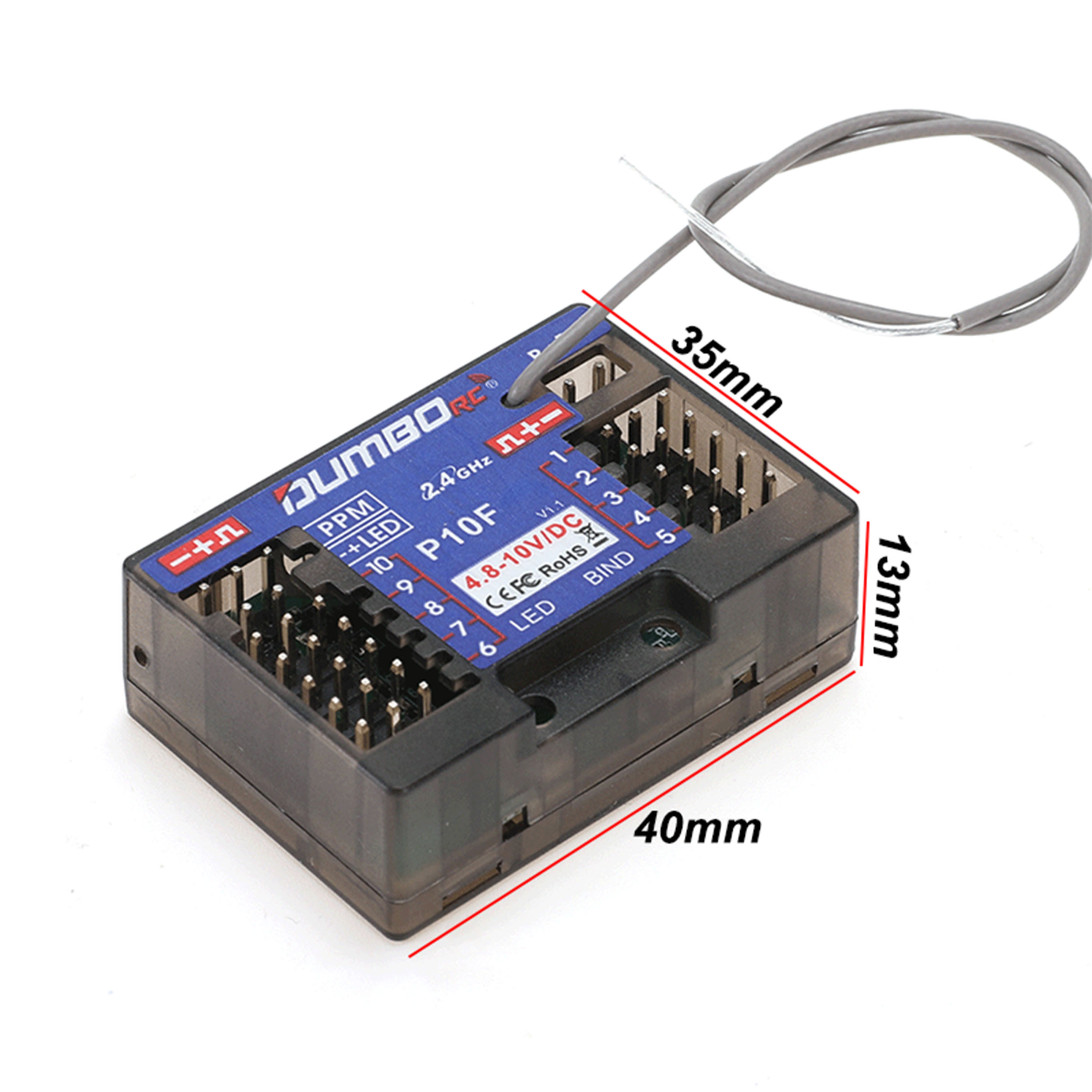 DUMBORC P10F P10FG 10CH 2,4 ГГ – обзор и цена Radio Transmitter 2.4Ghz
